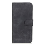 KHAZNEH Custodia per telefono in pelle con trama retrò, For Xiaomi 12 / 12X, For Xiaomi 12 Pro