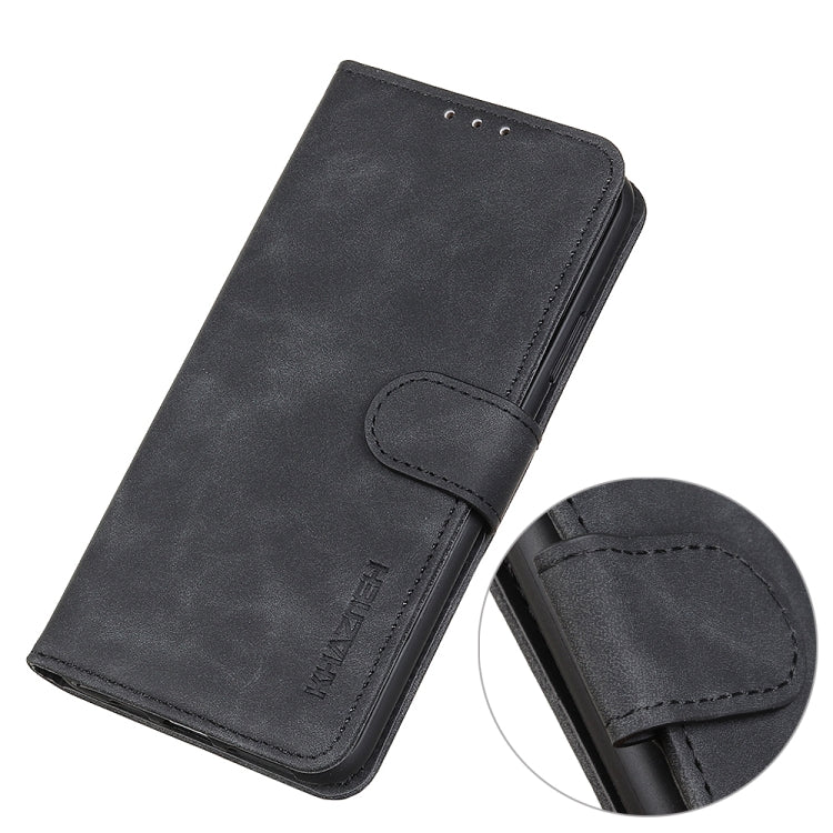 KHAZNEH Custodia per telefono in pelle con trama retrò, For Xiaomi 12 / 12X, For Xiaomi 12 Pro