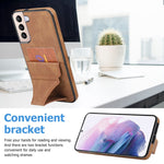 Custodia ultrasottile antiurto con supporto per Galaxy S22 Ultra