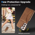 Custodia ultrasottile antiurto con supporto per Galaxy S22 Ultra