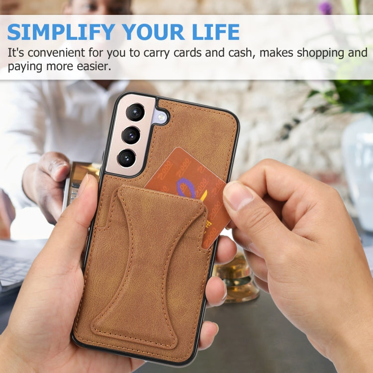 Custodia ultrasottile antiurto con supporto per Galaxy S22 Ultra