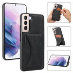 Custodia ultrasottile antiurto con supporto per Galaxy S22 Ultra
