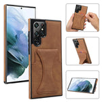 Custodia ultrasottile antiurto con supporto per Galaxy S22 Ultra