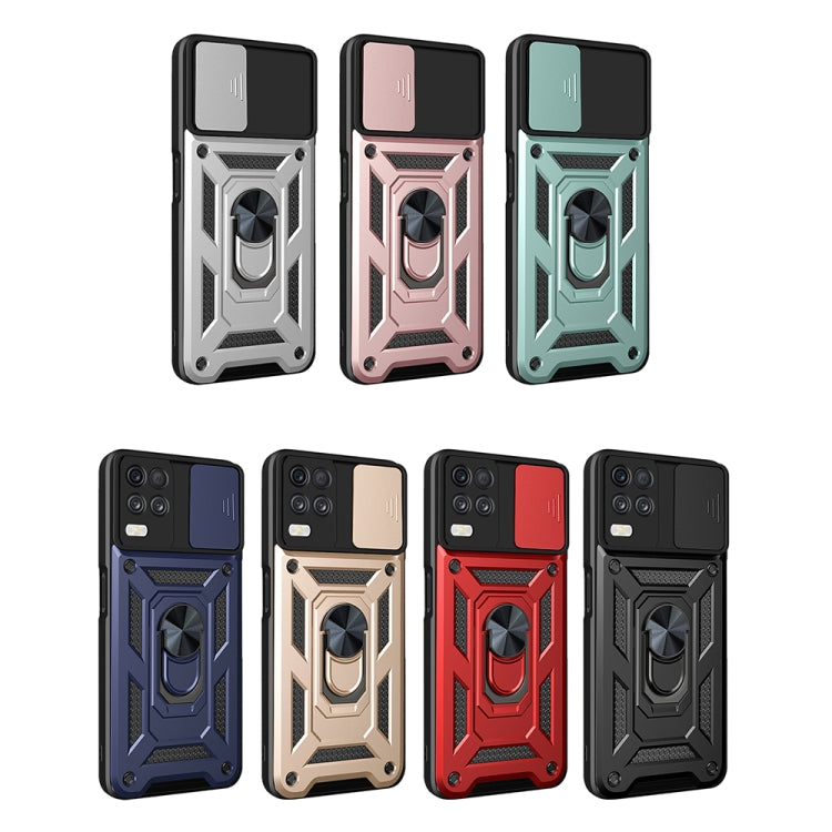 Custodia TPU con copri fotocamera scorrevole per Realme 8 5G