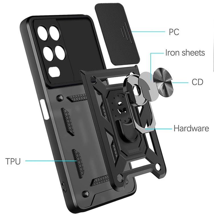 Custodia TPU con copri fotocamera scorrevole per Realme 8 5G