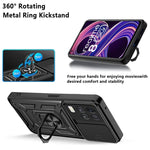 Custodia TPU con copri fotocamera scorrevole per Realme 8 5G