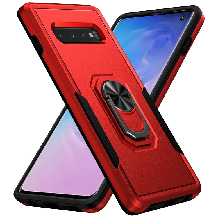 Custodia TPU con supporto per Samsung Galaxy S10+