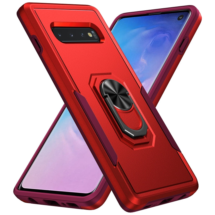 Custodia TPU con supporto per Samsung Galaxy S10+