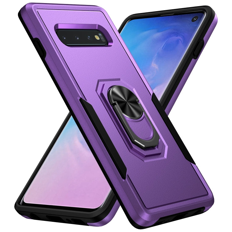 Custodia TPU con supporto per Samsung Galaxy S10+