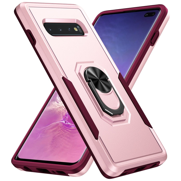 Custodia TPU con supporto per Samsung Galaxy S10+