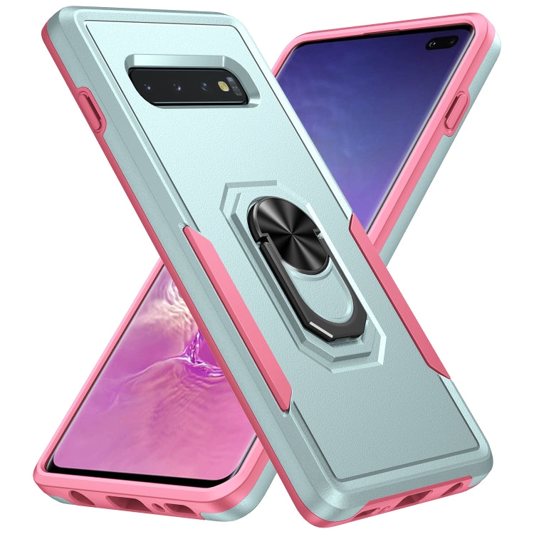 Custodia TPU con supporto per Samsung Galaxy S10+