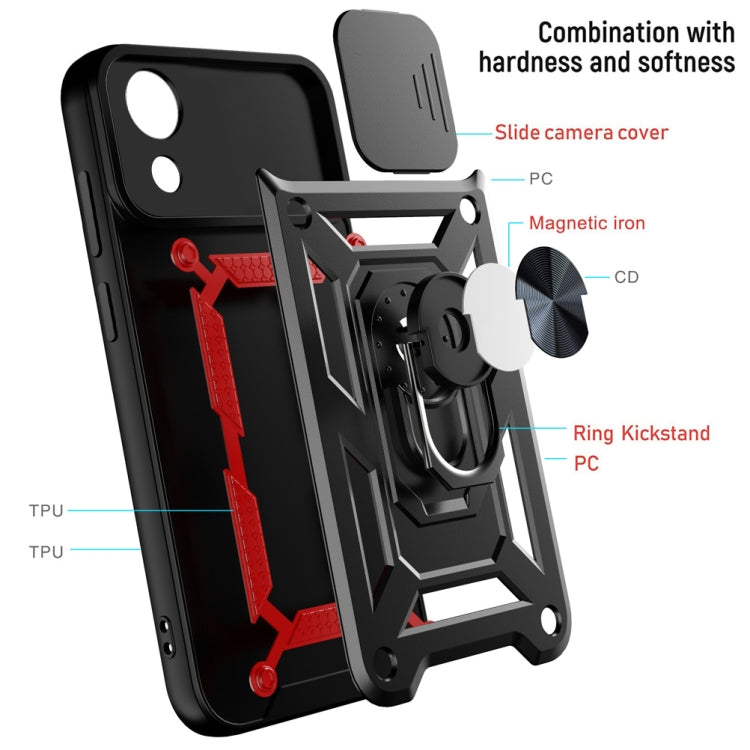 Cover scorrevole TPU + PC per Samsung Galaxy A03 Core
