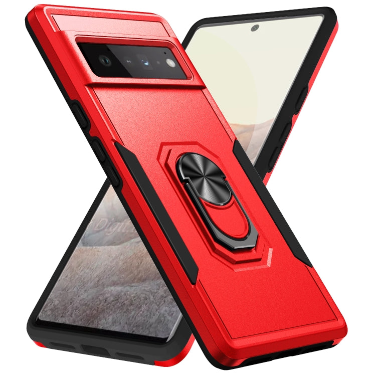 Custodia per telefono con supporto per PC + TPU per impieghi gravosi Pioneer Armor, For Google Pixel 6, For Google Pixel 6 Pro