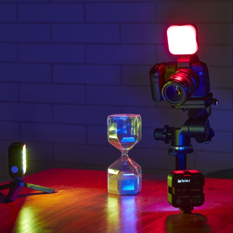 Godox LED-6R RGB LED Luce di riempimento per riprese video, LED-6R