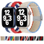 Cinturino intrecciato per Apple Watch serie 7/6/SE/5/4/3/2/1