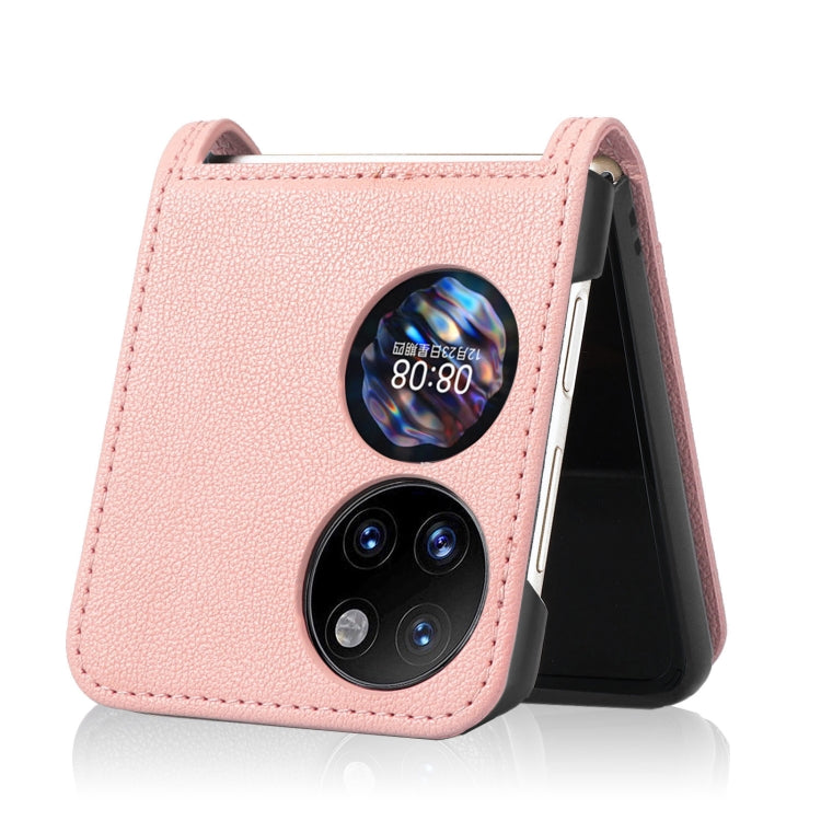 Custodia per telefono pieghevole in pelle di agnello, For Huawei P50 Pocket