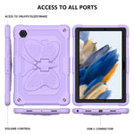 Custodia in silicone beige per Samsung Galaxy Tab A8 10.5 2021