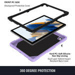 Custodia in silicone beige per Samsung Galaxy Tab A8 10.5 2021