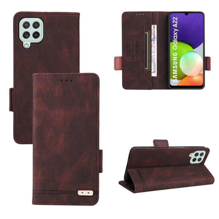 Custodia portafoglio in pelle con chiusura magnetica per Samsung