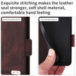 Custodia portafoglio in pelle con chiusura magnetica per Samsung