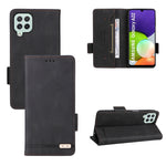 Custodia portafoglio in pelle con chiusura magnetica per Samsung