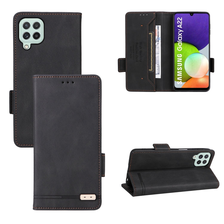 Custodia portafoglio in pelle con chiusura magnetica per Samsung