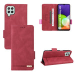 Custodia portafoglio in pelle con chiusura magnetica per Samsung