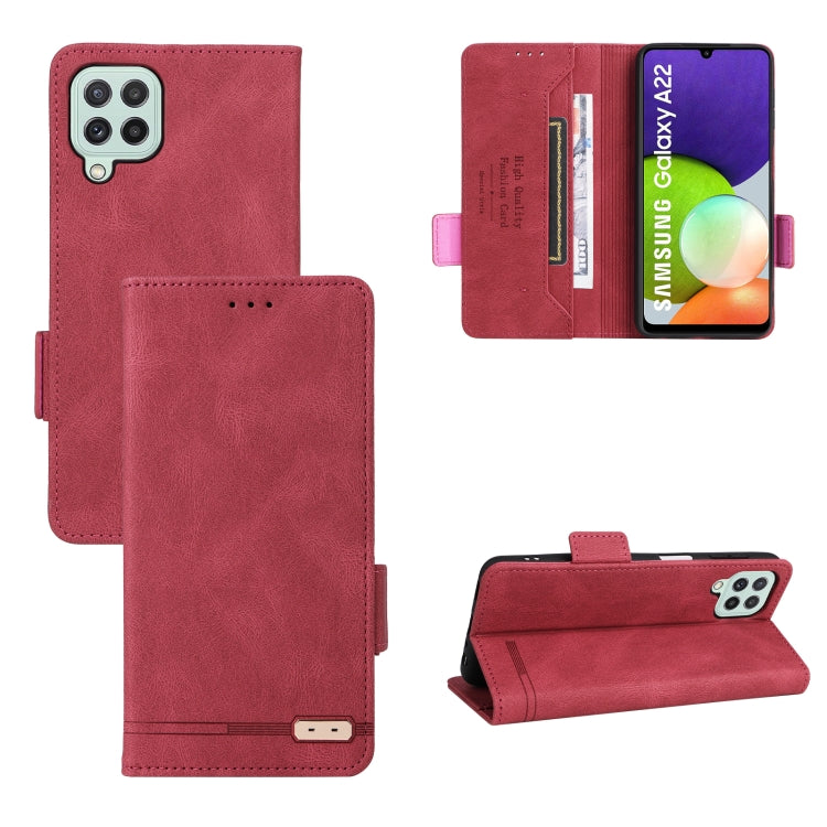Custodia portafoglio in pelle con chiusura magnetica per Samsung