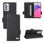 Custodia portafoglio in pelle con chiusura magnetica per Samsung