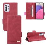 Custodia portafoglio in pelle con chiusura magnetica per Samsung