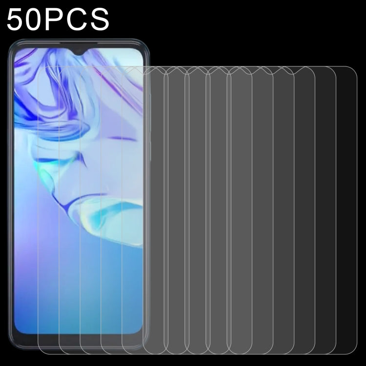 50 pellicole in vetro temperato da 0,26 mm 9H 2,5D, For TCL 30 / TCL 30+ (50 PCS), For TCL 30 SE (50 PCS), For TCL 305 / 305 DUAL SIM / 30E (50 PCS), For Kyocera Gratina KYV48 (50 PCS), For Itel A58 / A58 Pro (50 PCS), For ZTE Blade 20 Smart (50 PCS)  ...
