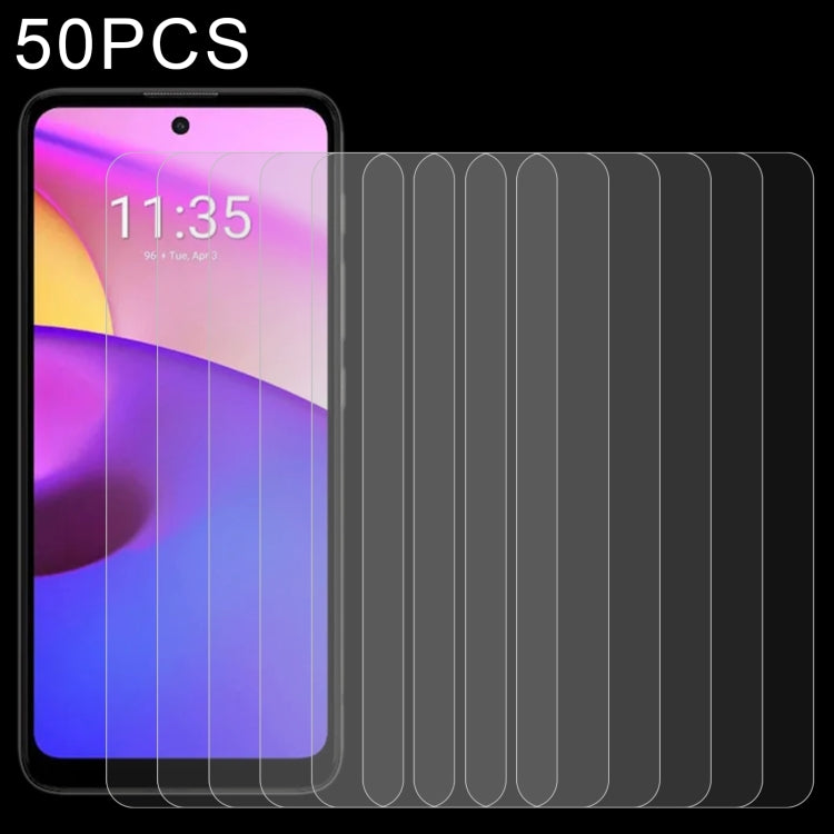 50 pellicole in vetro temperato da 0,26 mm 9H 2,5D, For TCL 30 / TCL 30+ (50 PCS), For TCL 30 SE (50 PCS), For TCL 305 / 305 DUAL SIM / 30E (50 PCS), For Kyocera Gratina KYV48 (50 PCS), For Itel A58 / A58 Pro (50 PCS), For ZTE Blade 20 Smart (50 PCS)  ...