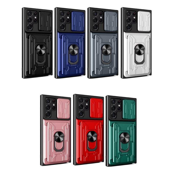 Custodia con scheda scorrevole per Samsung Galaxy S22 Ultra 5G