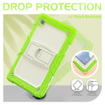 Custodia silicone beige con stand per Samsung Galaxy Tab A8 10.5