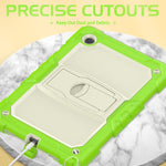 Custodia silicone beige con stand per Samsung Galaxy Tab A8 10.5