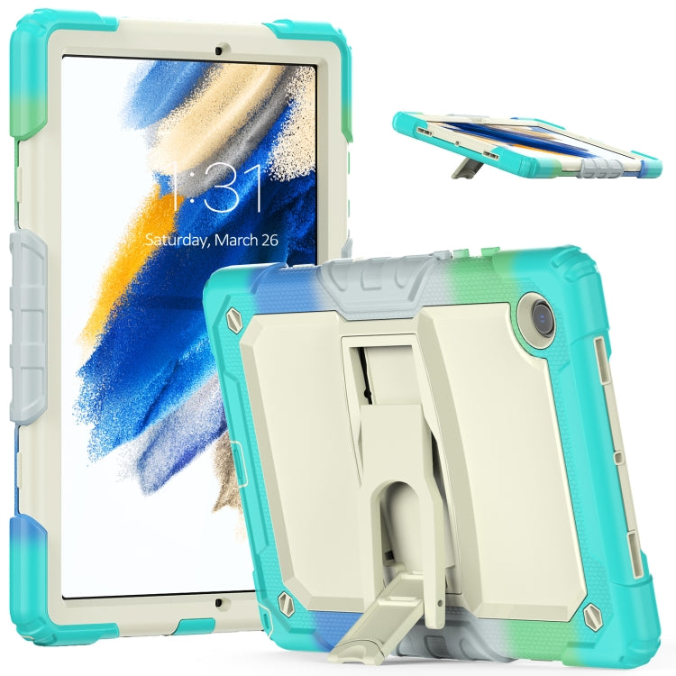 Custodia silicone beige con stand per Samsung Galaxy Tab A8 10.5