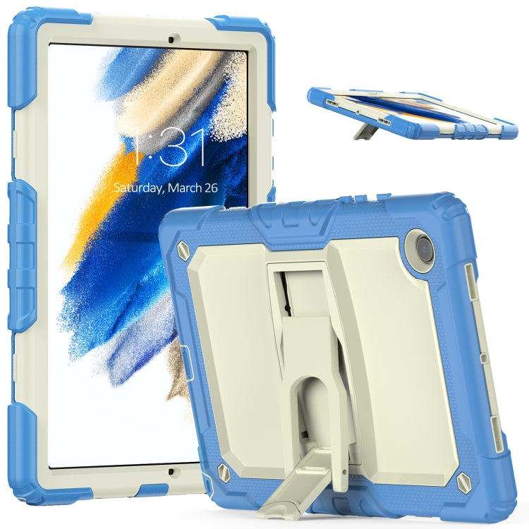 Custodia silicone beige con stand per Samsung Galaxy Tab A8 10.5