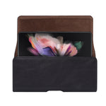 Custodia con tracolla in tessuto effetto pelle per Galaxy Z Fold3