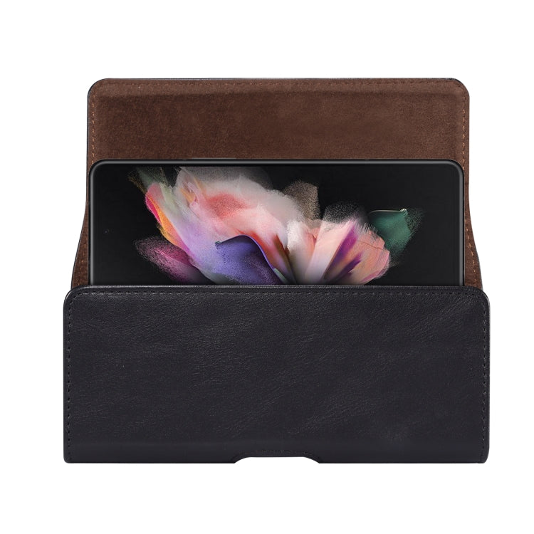 Custodia con tracolla in tessuto effetto pelle per Galaxy Z Fold3