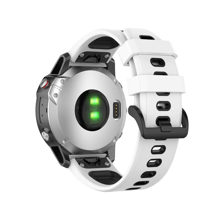 Cinturino in silicone bicolore 22 mm per Garmin Fenix 7 e Epix
