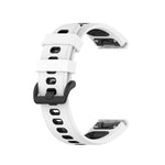 Cinturino in silicone bicolore 22 mm per Garmin Fenix 7 e Epix