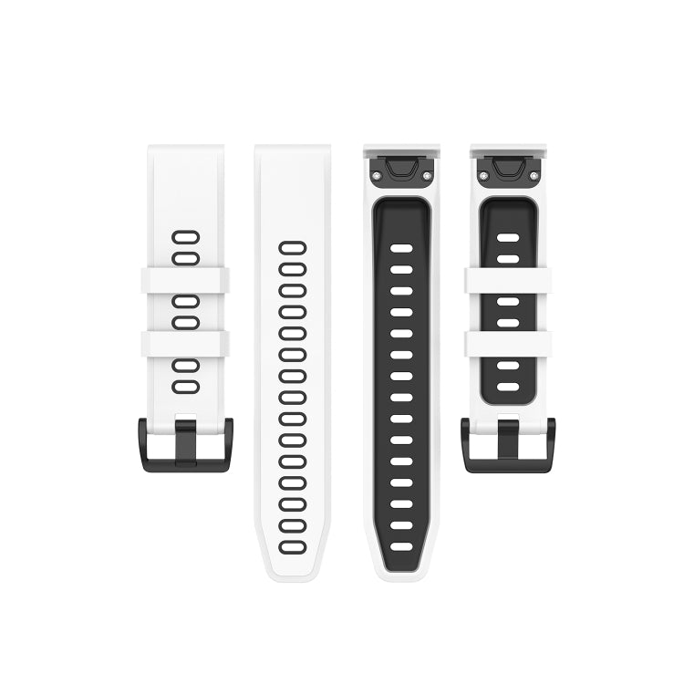 Cinturino in silicone bicolore 22 mm per Garmin Fenix 7 e Epix