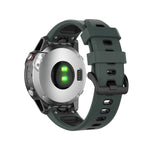 Cinturino in silicone bicolore 22 mm per Garmin Fenix 7 e Epix