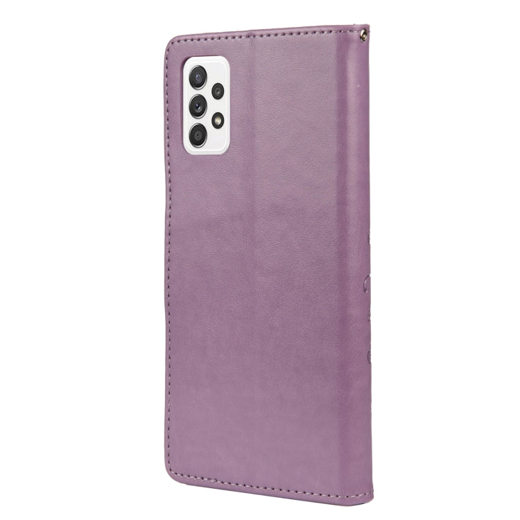 Custodia portafoglio in pelle con motivo farfalla per Galaxy A23