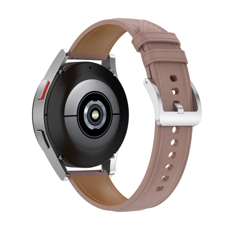 Cinturino in vera pelle 20 mm per smartwatch compatibili