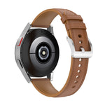 Cinturino in vera pelle 20 mm per smartwatch compatibili