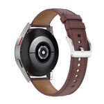 Cinturino in vera pelle 20 mm per smartwatch compatibili