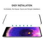 Pellicola in vetro temperato a schermo intero con bordo curvo 3D, For OPPO Find X5 (1 PC)