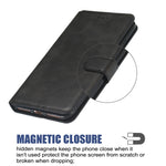 Custodia portafoglio in pelle PU con slot carte per smartphone co