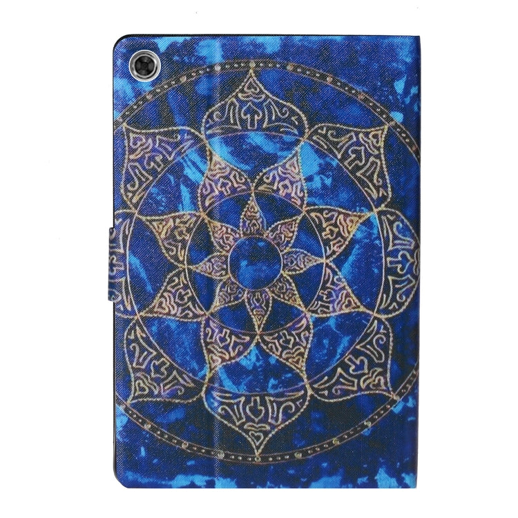 Custodia in pelle con motivo per Samsung Galaxy Tab A8 10.5 2021